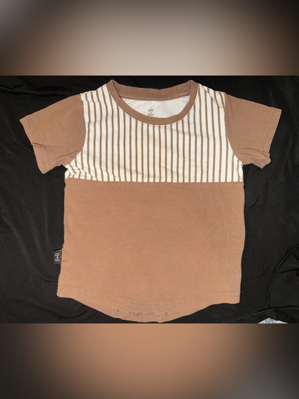 Olive 🫒 + Scout Rory Light Brown Stripe